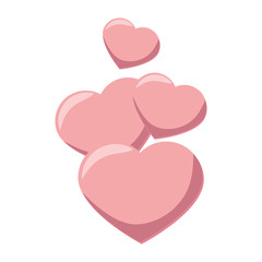 heart love card icon vector illustration design