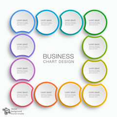 Business Chart Design 12-Step #Vector Graphic 