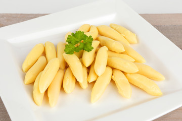rohe Schupfnudeln