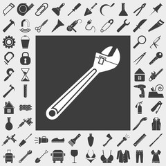 wrench vector icon