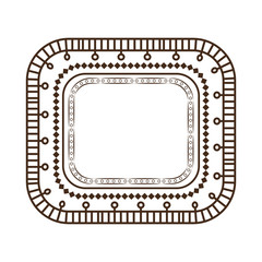 floral cute frame decorative vector illustration design