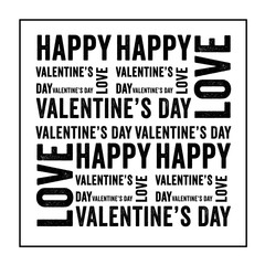 poster happy Valentine's day