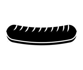 sausage bbq isolated icon vector illustration design