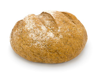 Bread grey on a white background