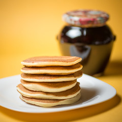 Home fluffy pancakes