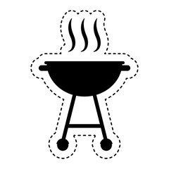 grill bbq isolated icon vector illustration design