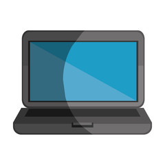 laptop computer isolated icon vector illustration design