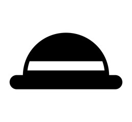 hat hipster style accesory vector illustration design