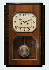 vintage antique clock with pendulum