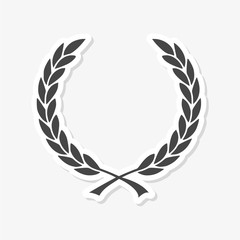 Vector Laurel Wreath - Illustration sticker