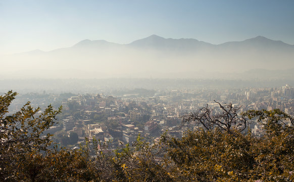 Smog over Kathmandu,Nepal