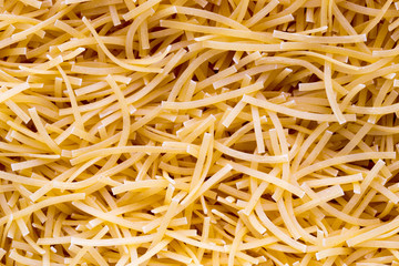 Italian pasta close up on background.