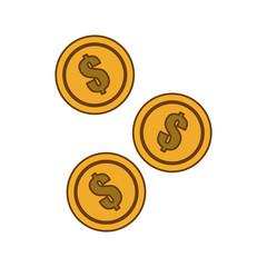 cash money related icons image vector illustration design 