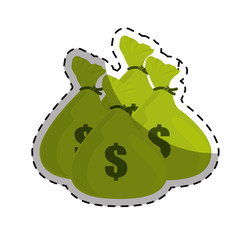 cash money related icons image sticker vector illustration design 