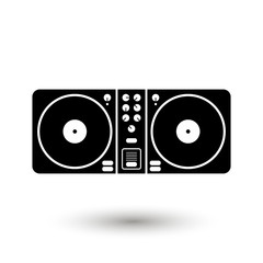 DJ console vector icon