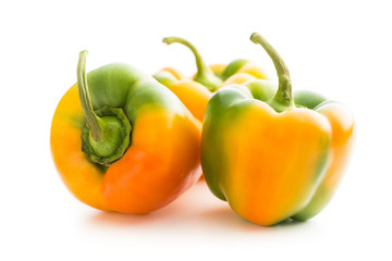 Multicolored bell pepper.