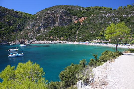 Limnonari Beach Skopelos Greece