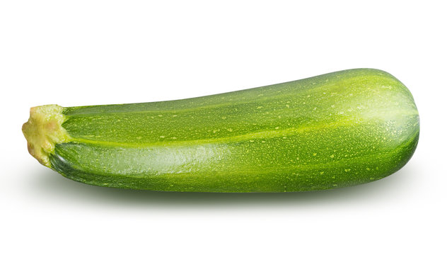 Squash vegetable marrow zucchini isolated on white background