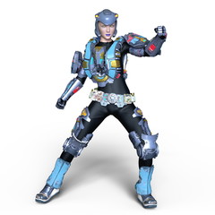 女性サイボーグ