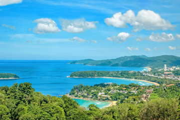 Naklejka premium View on the sea and beaches, Thailand, Phuket island