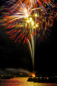 Fireworkds over the Water