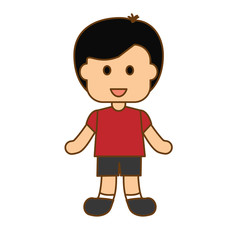 boy happy child icon image vector illustration design 