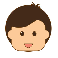 boy happy child icon image vector illustration design 