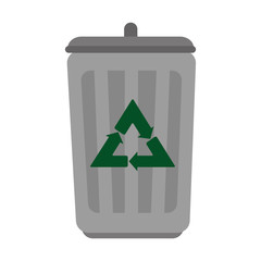 recycle bin isolated icon vector illustration design