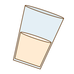 glass of milk icon image vector illustration design 