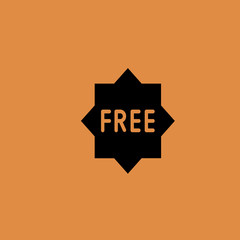 free icon. flat design