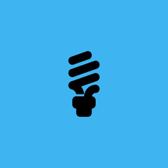Light Bulb line icon. flat design