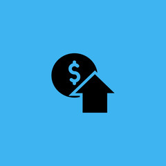 Profit icon. flat design