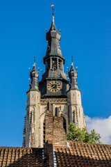 Obraz premium Saint-Martin Church (Sint-Maartenskerk, 1466). Kortrijk, Belgium