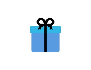 Vector gift christmas box icon