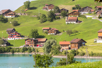 Fototapeta na wymiar Lungern village, Switzerland