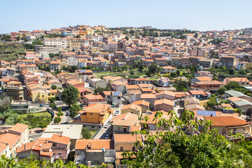 Fototapeta premium View to the Sennori town