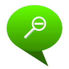 lens green bubble icon