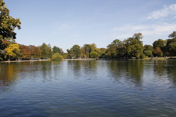 Lac du Bois de Boulogne à Paris