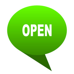 open green bubble icon