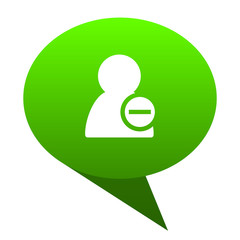 remove contact green bubble icon