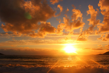 Beautiful Sunset on corsica