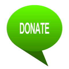 donate green bubble icon