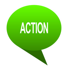 action green bubble icon