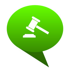 auction green bubble icon