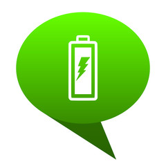 battery green bubble icon