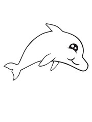 Cute cute comic cartoon baby child small delfin