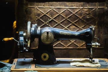old sewing machine