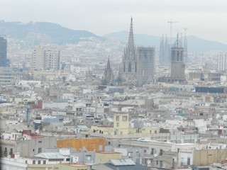 Barcelona- View from above.