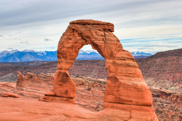 Delicate Arch in Arches National Park. Utah, USA