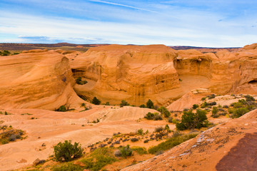 Way to Delicate Arch in Arches National Park, Utah, USA